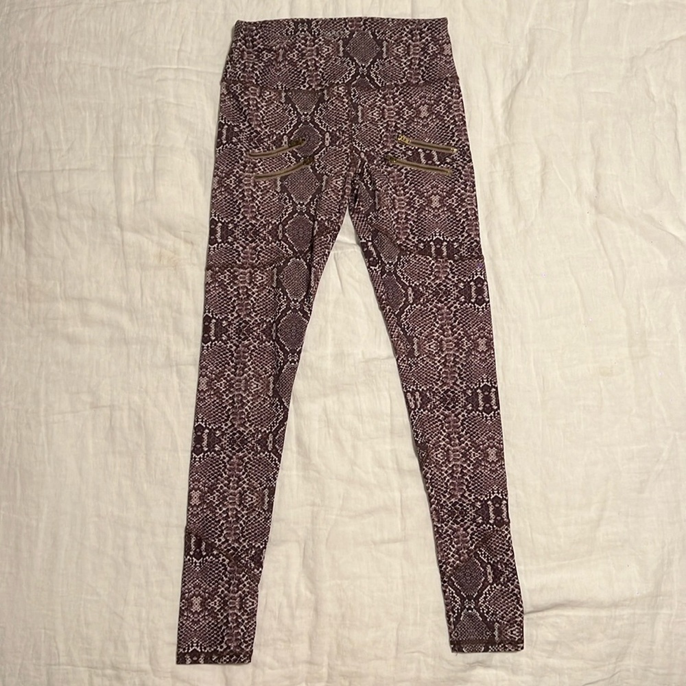 Varley Snake Leggings (Brown)